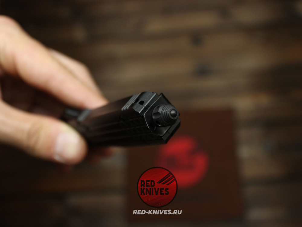 Нож Microtech Ultratech Delta Shadow Frag T/E - черный клинок танто + запчасти МТ1