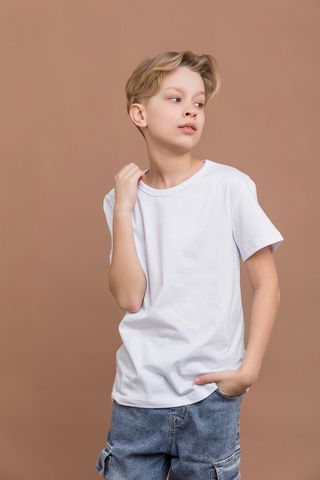 081_БК25 Футболка кор.рукав, белый