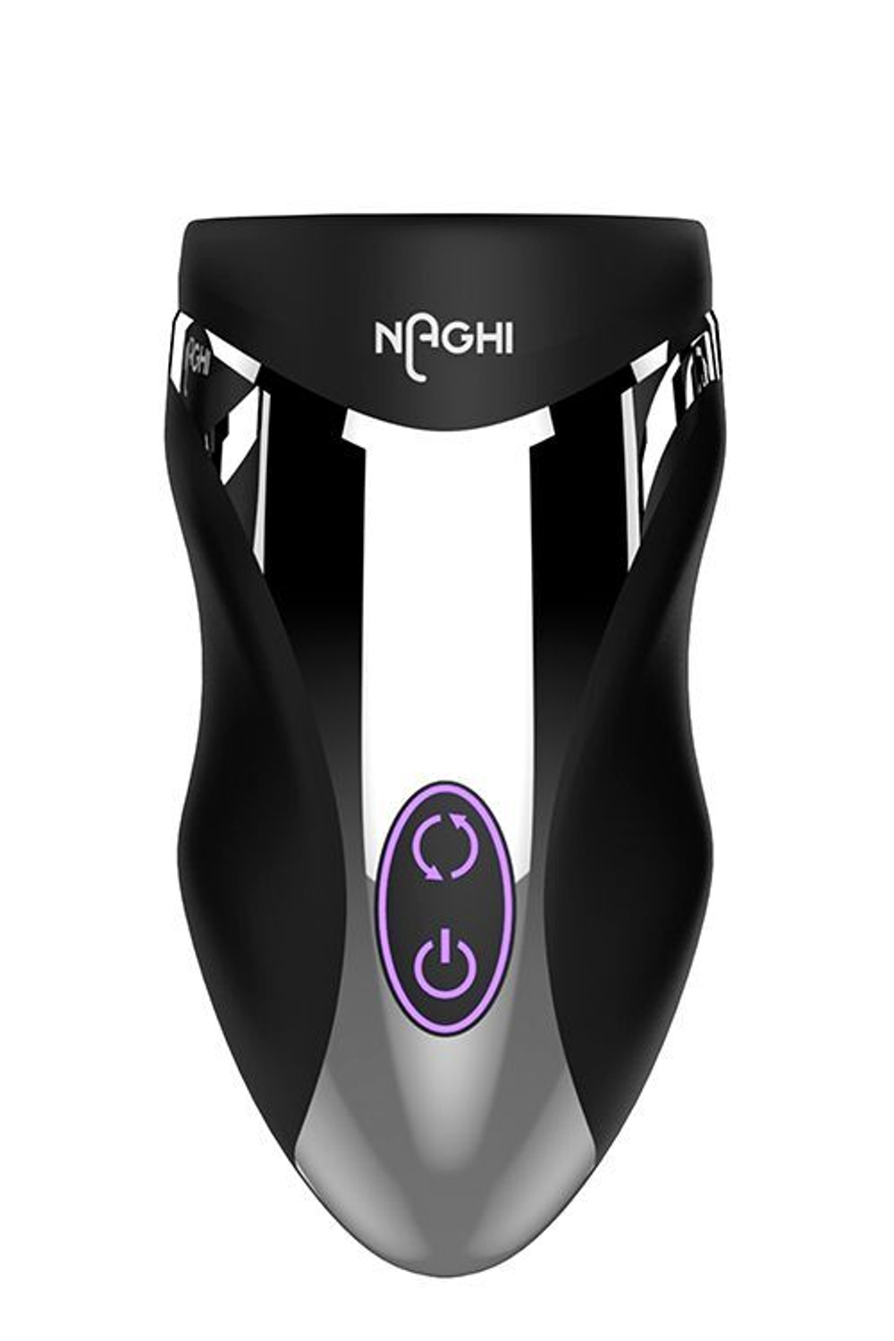 Черный вибромастурбатор NO.29 RECHARGEABLE PENIS HEAD VIBE (Цвет: черный)