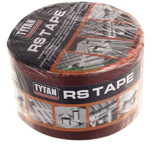 Лента битумная TITAN для кровли 15 * 10 см коричневая