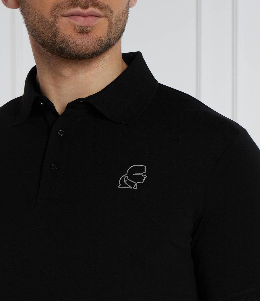 Поло Karl Lagerfeld - черный(745019 542221)