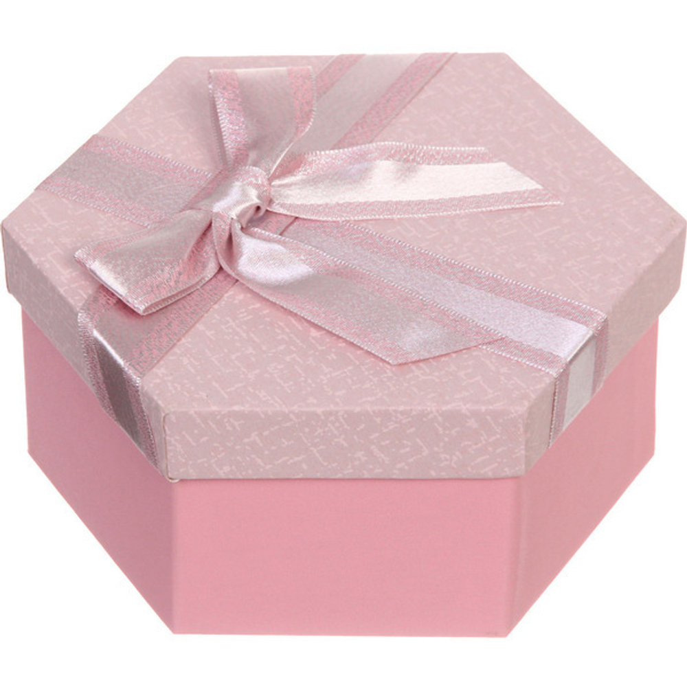 Коробка подарочная «Ванильная нежность» 16*14*7 см, розовый