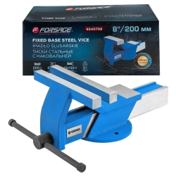 Тиски стальные с наковальней 8''-200мм Forsage F-6540708