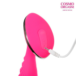 Розовый вибромассажер 16см Bior Toys Cosmo Orgasm CSM-23160