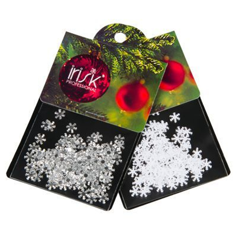 Декор Снежинки серебро, 02