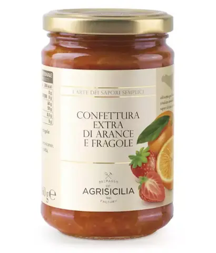 Джем из сицилийского апельсина и клубники