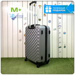 Средний чемодан L'Case Phatthaya, серебристый