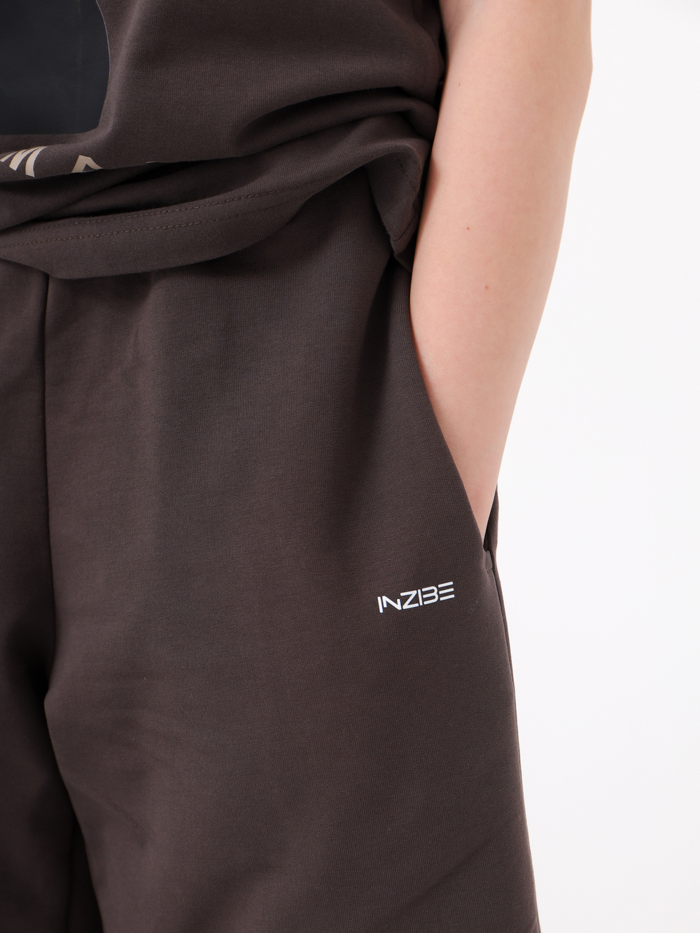 Бермуды трикотажные Over, шоколад