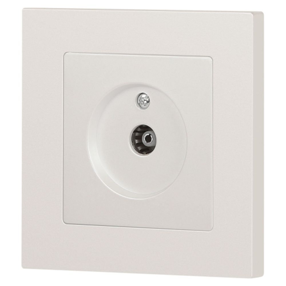 Розетка Intro Accent 6-301-06 TV одиночная, IP20, СУ, перламутр