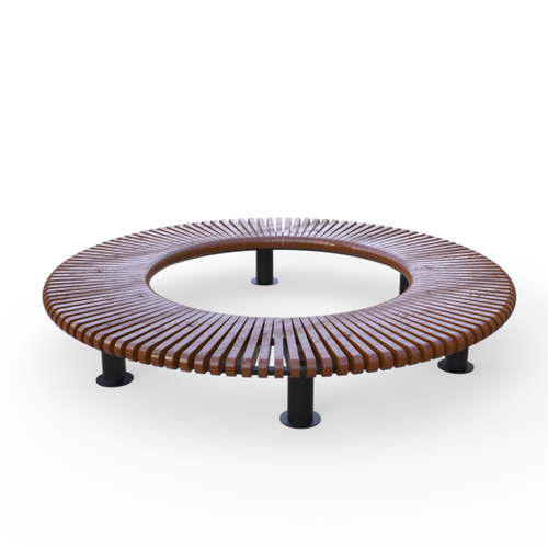 Лавка Rail Road 01 круг