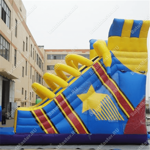 Надувная горка "Ботинок" 9*5*6 м