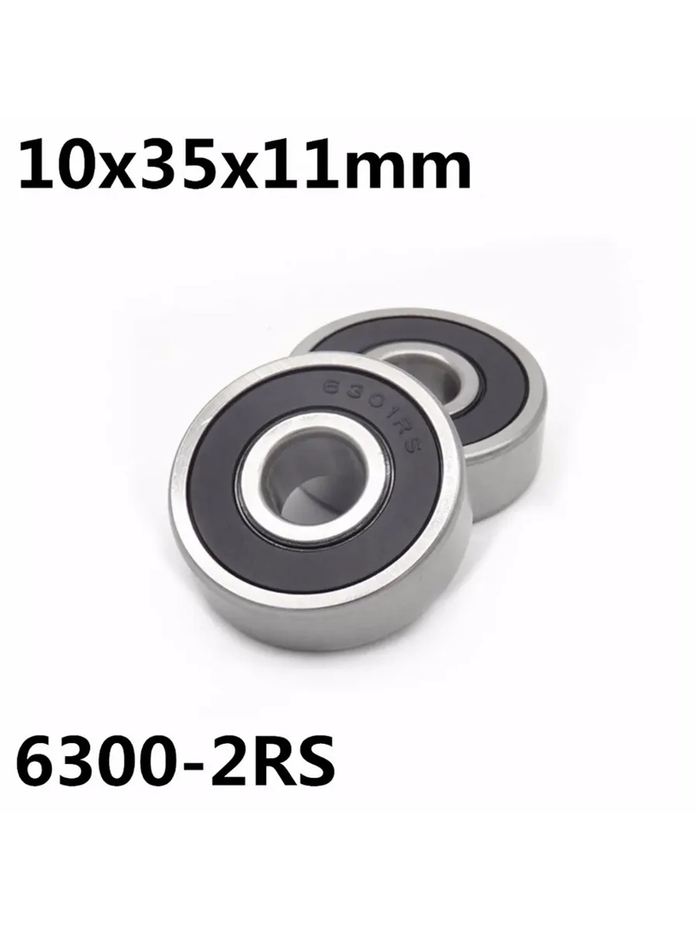 + - Подшипник передней оси 6300 2RS мопеда Alpha, Delta комп. 2шт