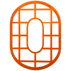 Форма для торта "Цифра 0", 25 см, 1 шт.