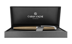 Роллер Carandache Leman CAVIAR SP латунь лак посеребрение с родиевым напылением (4779.497)