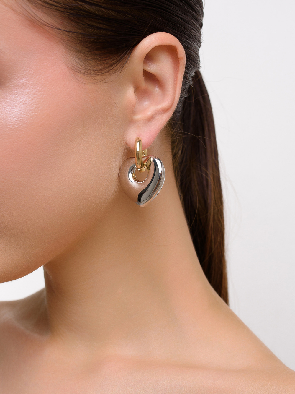 Серьги "Glide" Bicolor