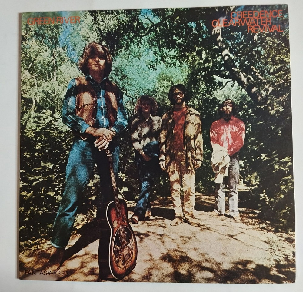 Винтажная виниловая пластинка LP Creedence Clearwater Revival Green River (Japan 1975) (No Obi)