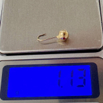 Мормышки фосфор вольфрамовые №5 1,13 гр . 1.4мм ( набор 10 штук) цена указана за 1 шту