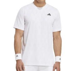Теннисная футболка Adidas Club Climacool Graphic - white/dash grey