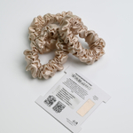 Набор резинок для волос "Medium" шампань