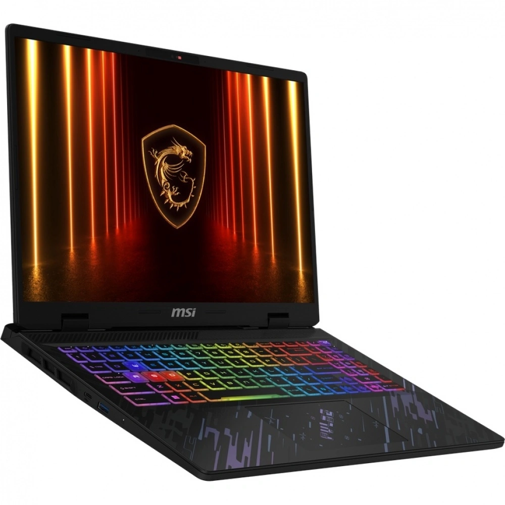 Ноутбук MSI Pulse A16 AI+ C3HWGKG-030XRU Ryzen AI 7 350 32Gb SSD1Tb NVIDIA GeForce RTX 5070 8Gb 16" IPS QHD+ (2560x1600) FreeDOS black WiFi BT Cam (9S7-15PK11-030)