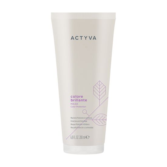 Actyva Крем-маска для защиты цвета и блеска окрашенных волос Colore Brillante Mask, 200ml