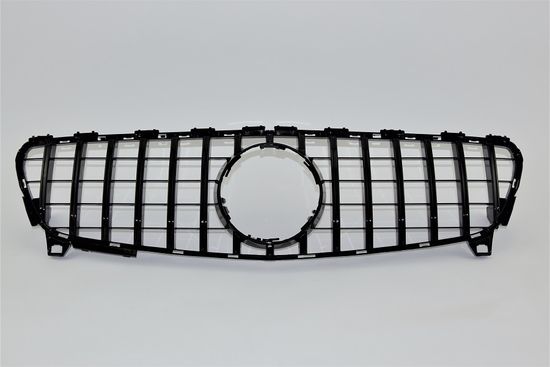 Решетка радиатора V.1 для Mercedes A class W176 lift 2015-2018