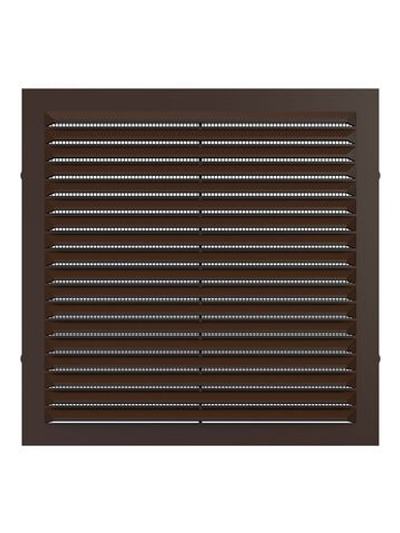 Решетка вентиляционная С сетка 195х195 пластик Brown ERA