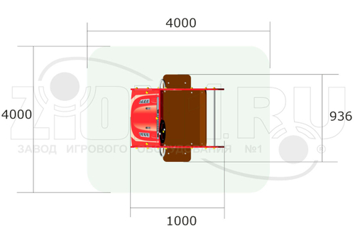 Качалка на пружине «Джип У2»
