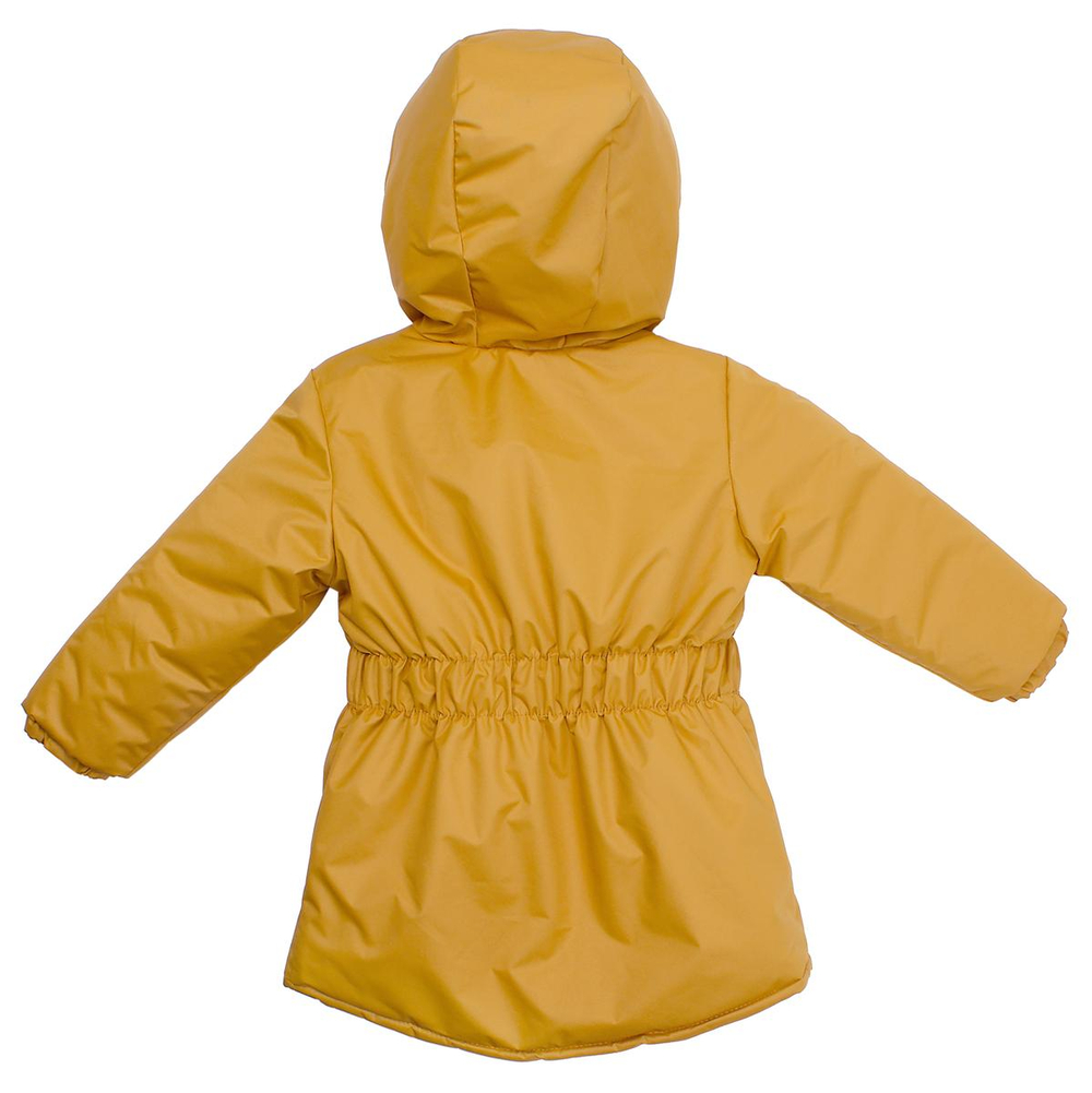 Куртка для девочек 2401-07 мембрана р.92-98 горчица (Ириска)
