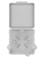 Распаячная коробка ОП 80х80х50мм, крышка, IP54, 7вх. TDM SQ1401-0112