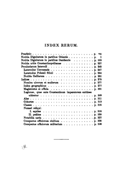 Notitia dignitatum. Accedunt Notitia urbis Constantinopolitanae et laterculi prouinciarum | Polemius Silvius