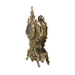 Bello De Bronze Каминные часы с маятником с канделябрами "Олеандр"