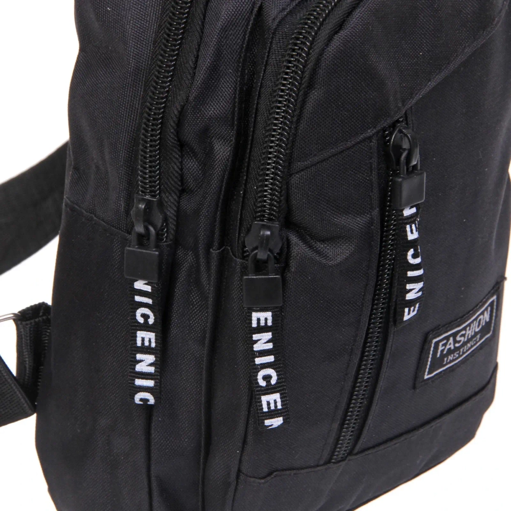 Сумка - мессенджер «Element - hit», цвет черный, два отделения, 30*17*5см