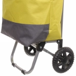 Тележка хозяйственная с сумкой (86*32*28см, колеса 14см,грузоподъемность до 15 кг) желтая ST-821