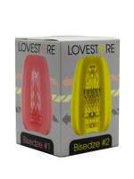 Мастурбатор‑яйцо LoveStore Bisedze, рельефный, 9,2 см