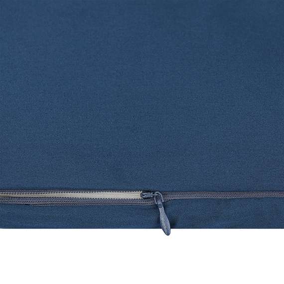 Комплект постельного белья из премиального сатина темно-синего цвета из коллекции essential, 150х200 см