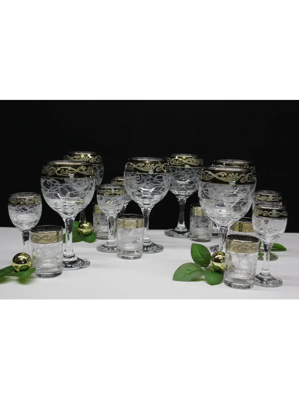 Барный набор 18 предметный с фужером