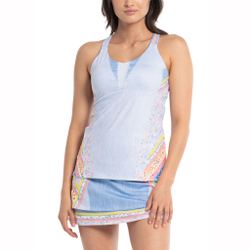 Женская теннисная майка Lucky in Love Liberty In Love With Bra Tank Top Women - Light Blue, Multicoloured