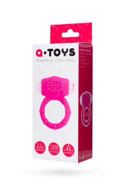Эрекционное кольцо на пенис TOYFA  A-Toys Nevy, силикон, розовый, Ø 2,5 см