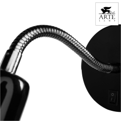 Бра Arte Lamp A1408AP-1BK