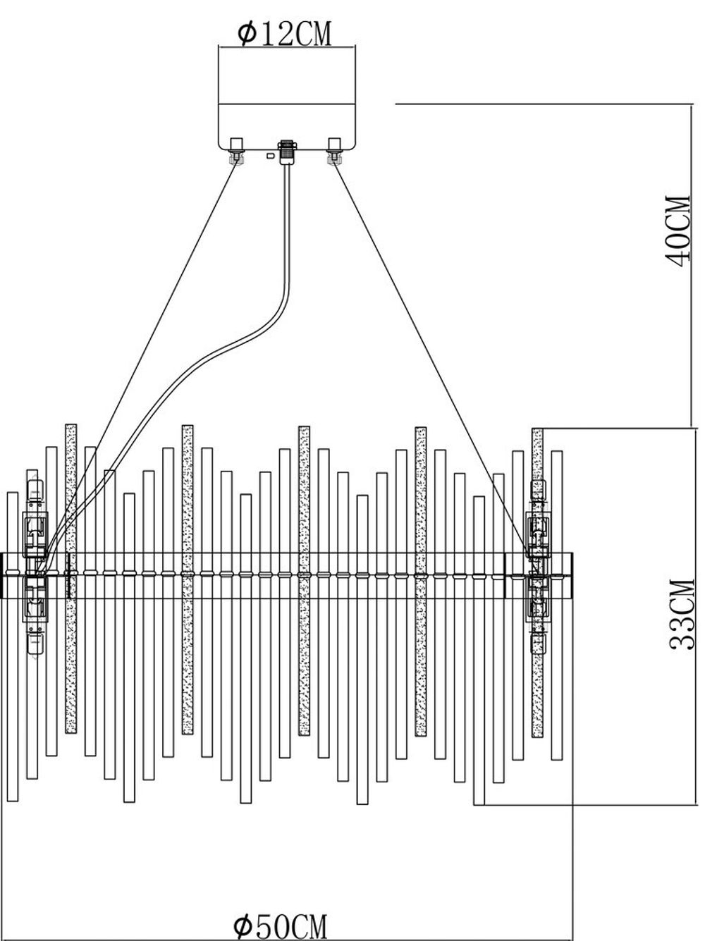 Подвесная люстра Arte Lamp