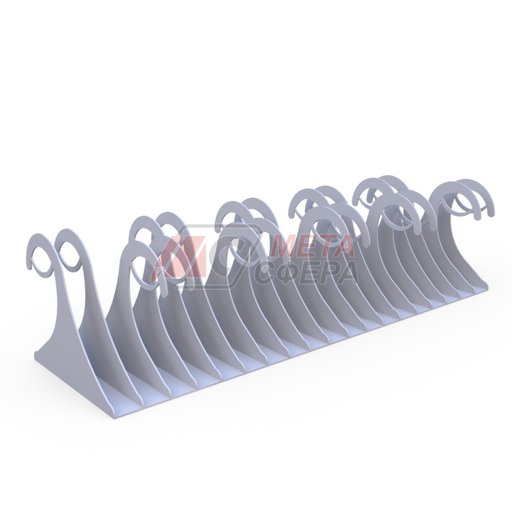 Велопарковка Волна 10 мест