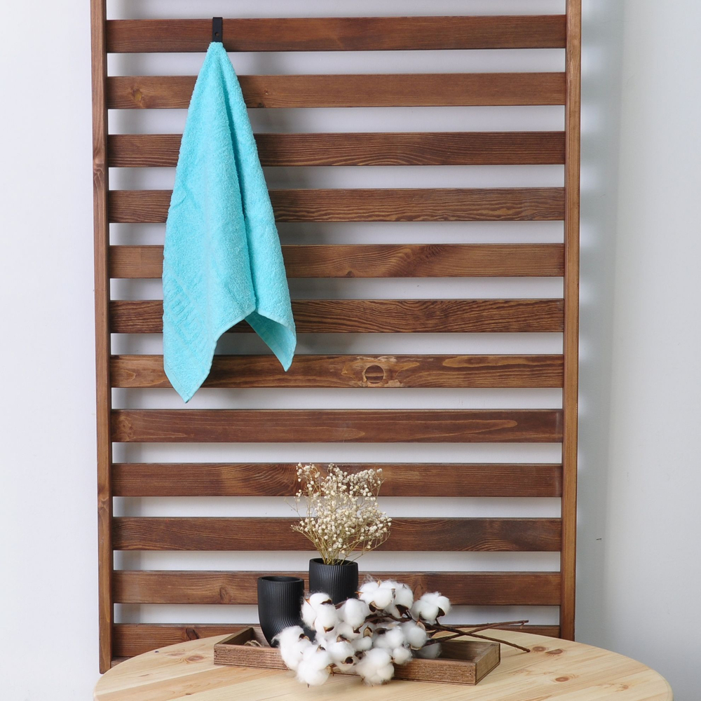 Полотенце махровое 40х70 хлопок 100%, голубое