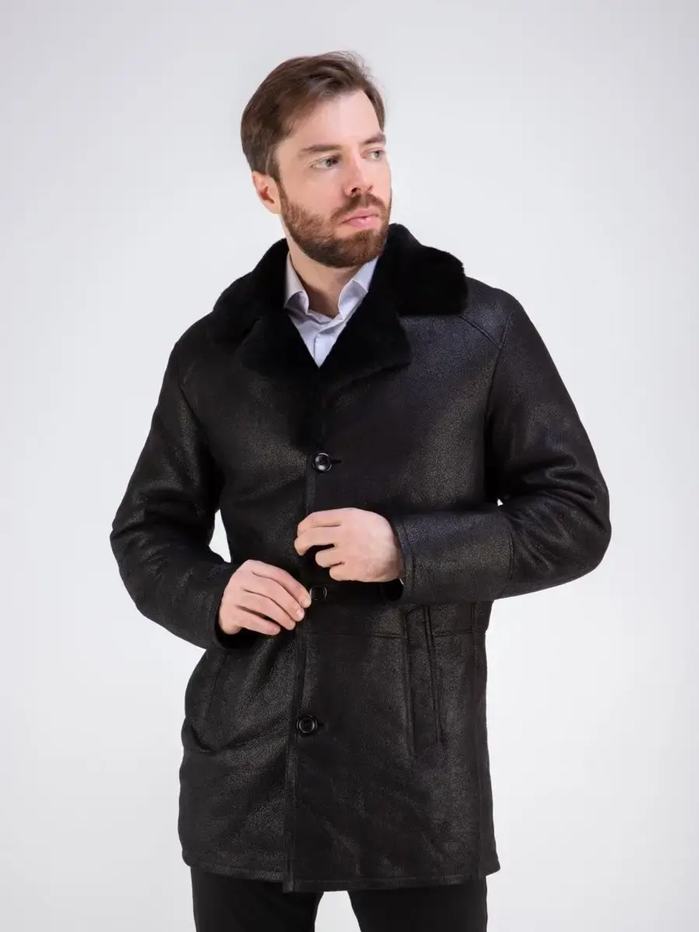 Дубленка натуральная зимняя