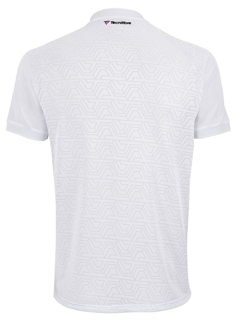 Детская теннисная футболка Tecnifibre Team Mesh Polo - white