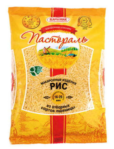Макаронные изделия "Рис" 900г. Пастораль