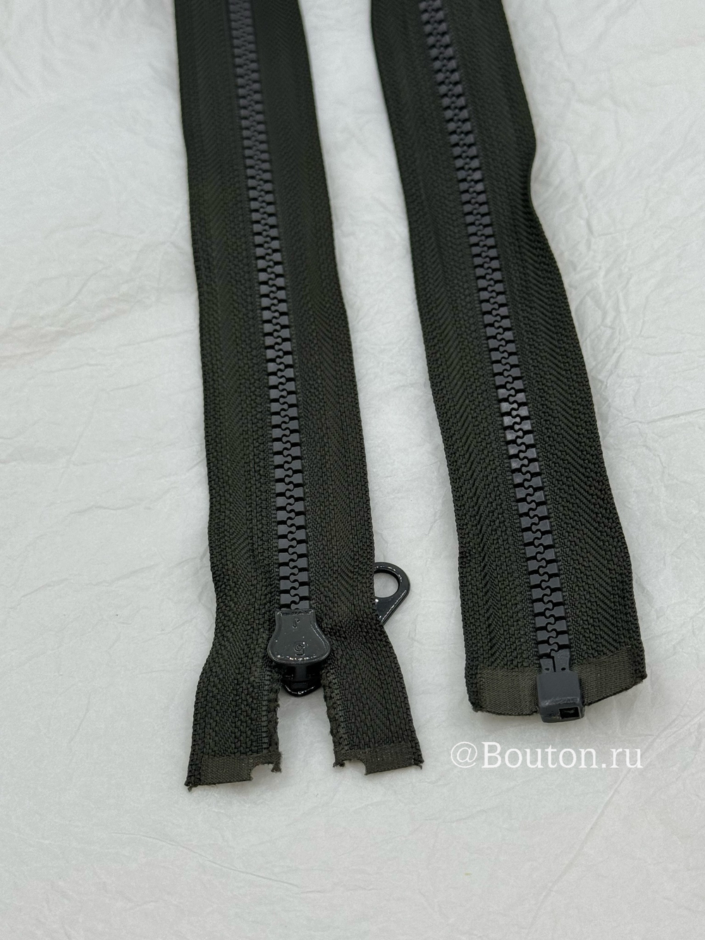 Молния тракторная хаки (темно-зеленый )