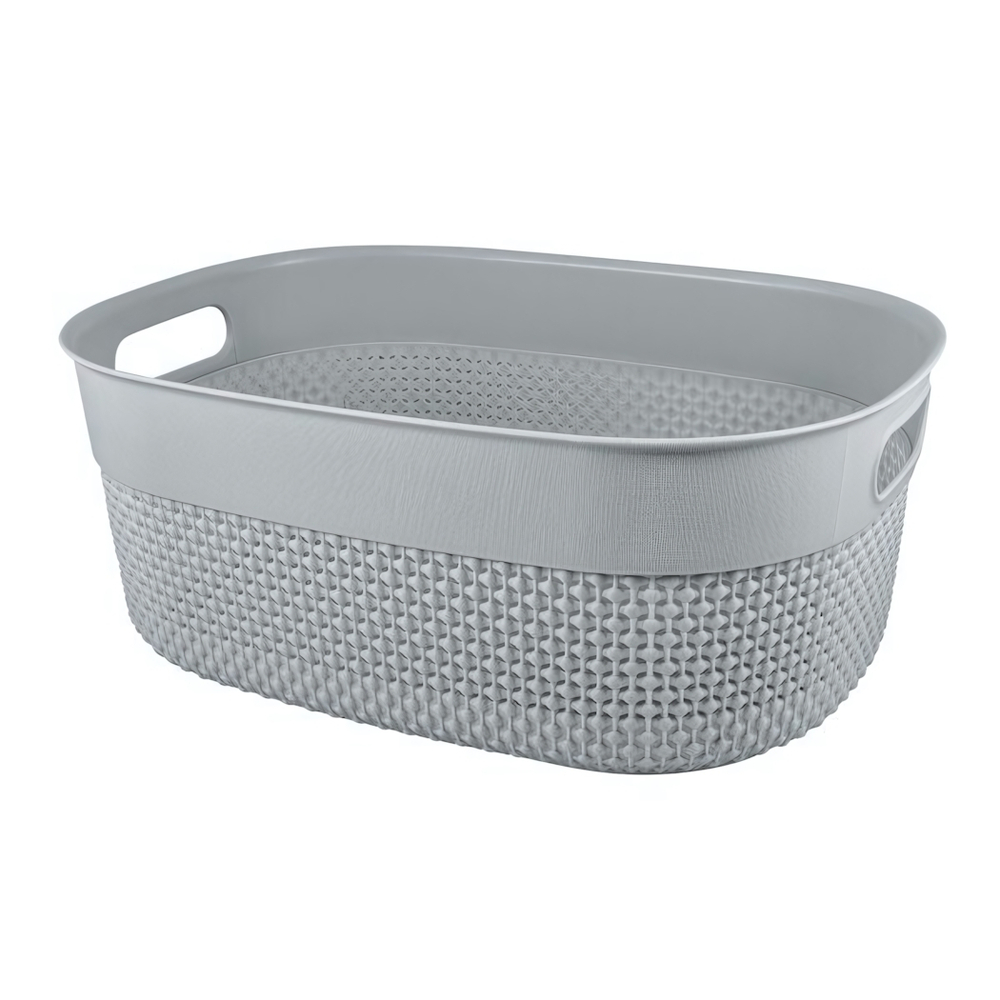 Корзина для хранения OSLO 12л серый шторм
