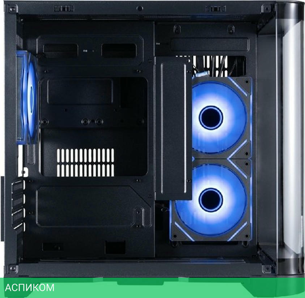 Корпус 1stPlayer UV5 без БП Black (UV5-BK-2FC7R-1FC7)