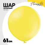 Шар латексный Экстра Пастель 61 см (Желтый)